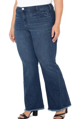 Liverpool Los Angeles Jeans-HANNAH FLARE WITH WELT POCKETS Mountdora