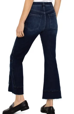 Liverpool Los Angeles Jeans|Crops-HANNAH HI-RISE CROP FLARE Upland
