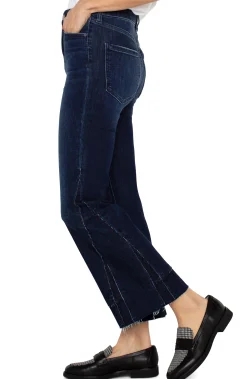 Liverpool Los Angeles Jeans|Crops-HANNAH HI-RISE CROP FLARE Upland