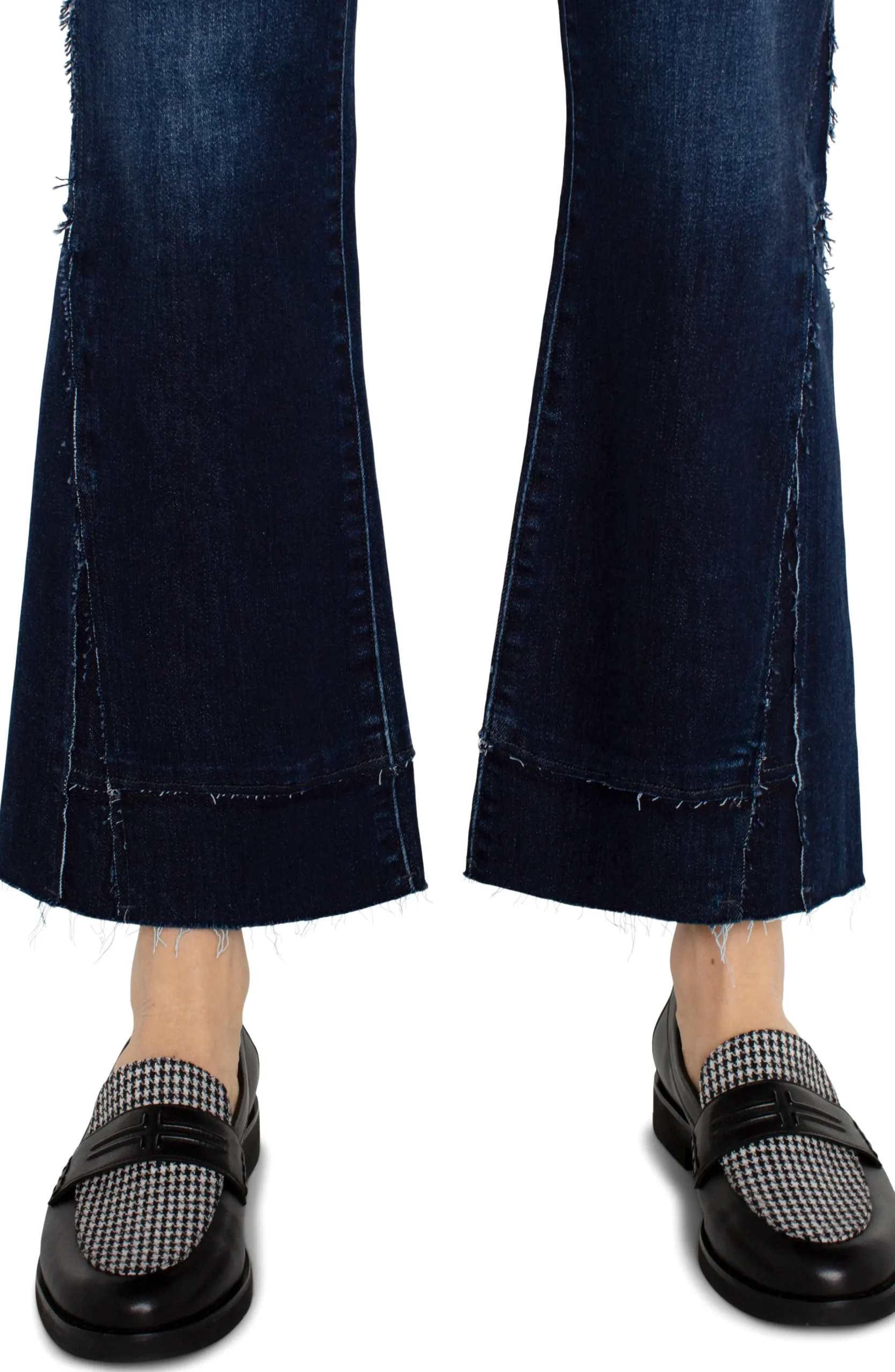 Liverpool Los Angeles Jeans|Crops-HANNAH HI-RISE CROP FLARE Upland