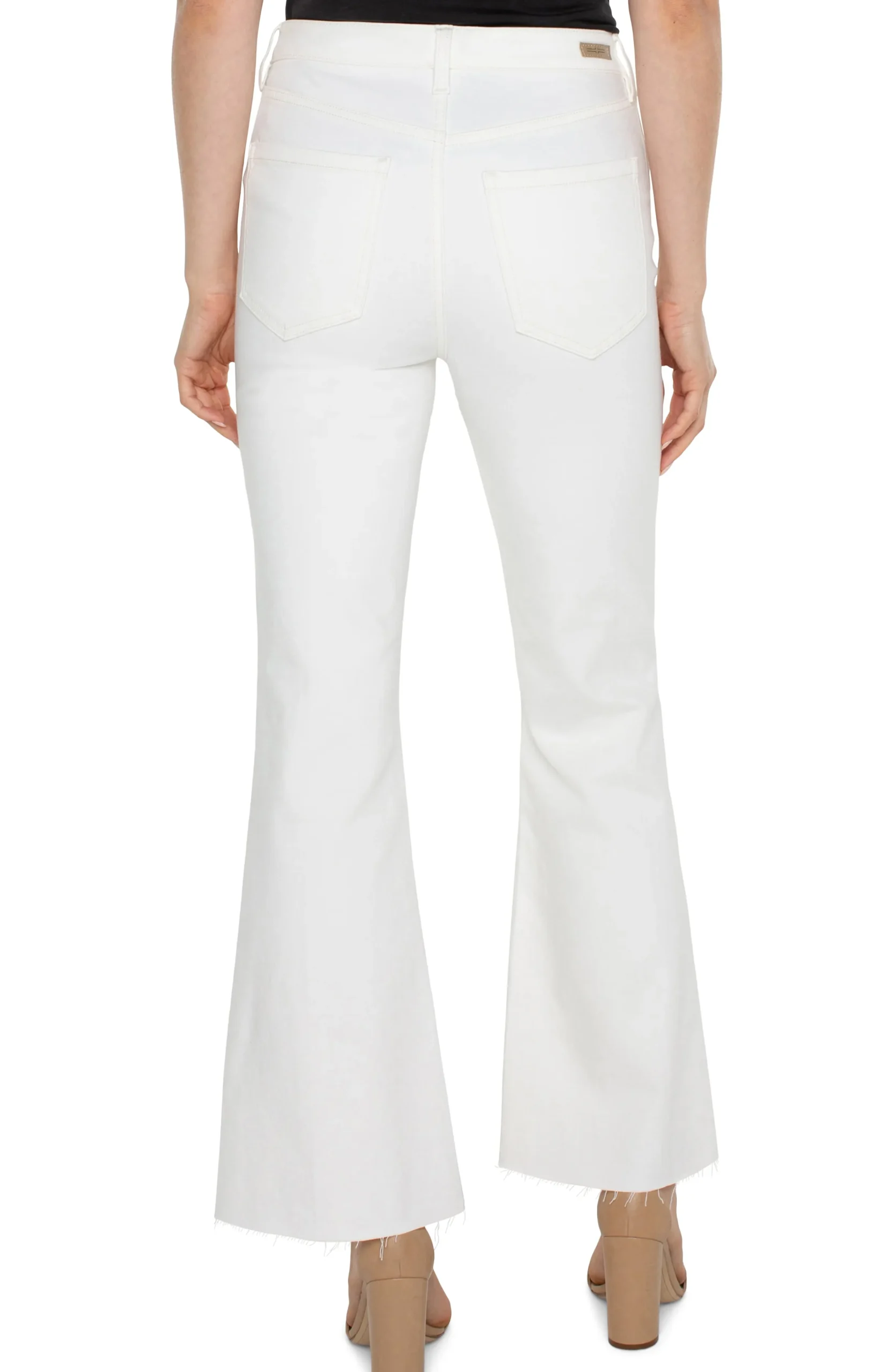 Liverpool Los Angeles Jeans|Bootcut & Flares-HANNAH HI-RISE ECO FLARE Bonewhite