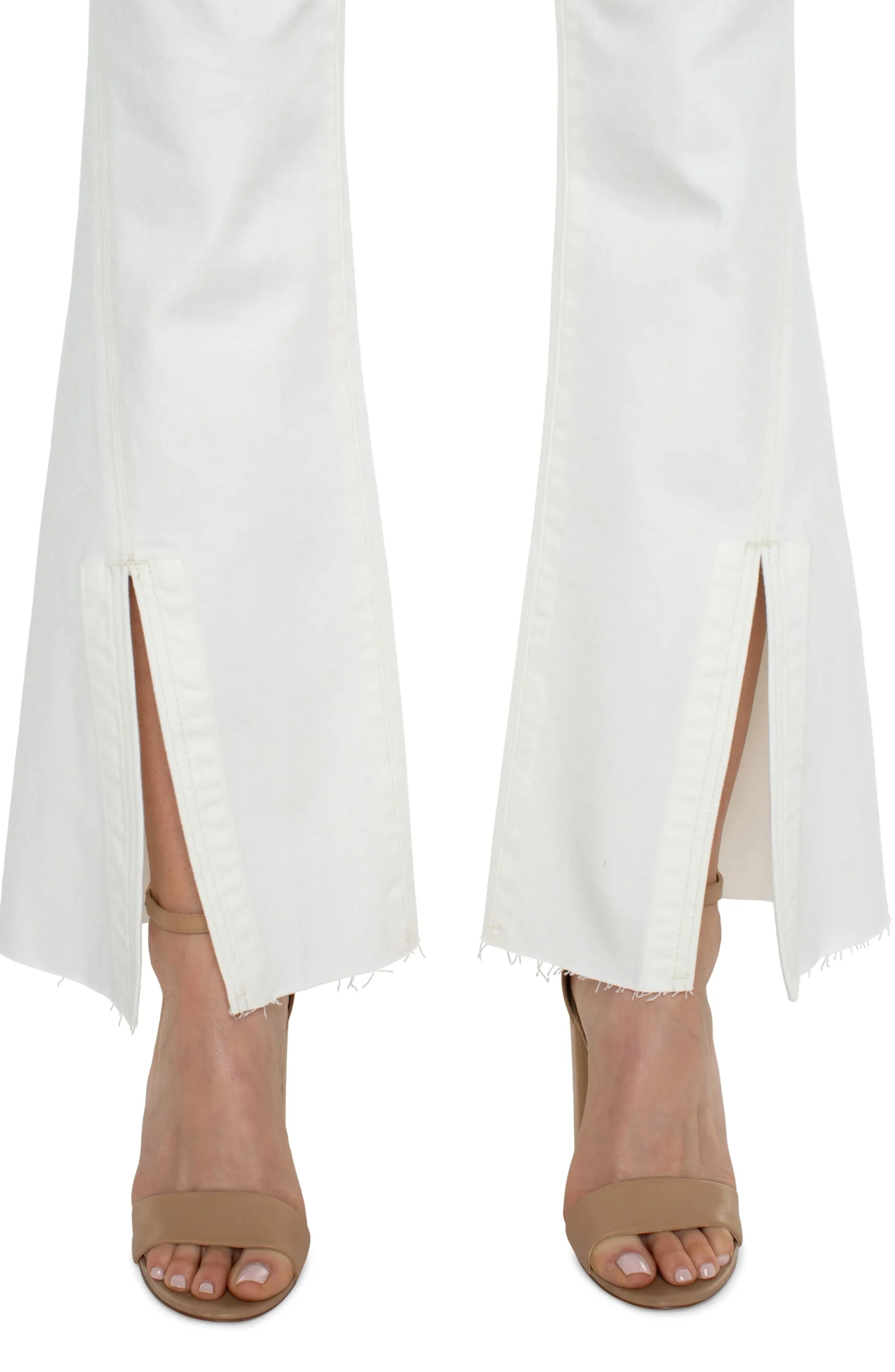 Liverpool Los Angeles Jeans|Bootcut & Flares-HANNAH HI-RISE ECO FLARE Bonewhite