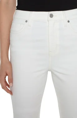 Liverpool Los Angeles Jeans|Bootcut & Flares-HANNAH HI-RISE ECO FLARE Bonewhite