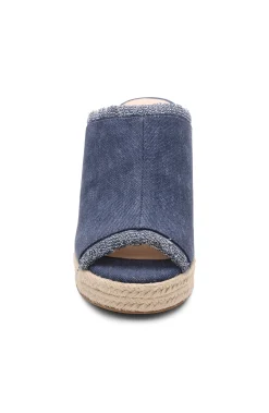 Liverpool Los Angeles Wedges & Espadrilles-HOLLYWOOD FRAY EDGE ESPADRILLE Indigo