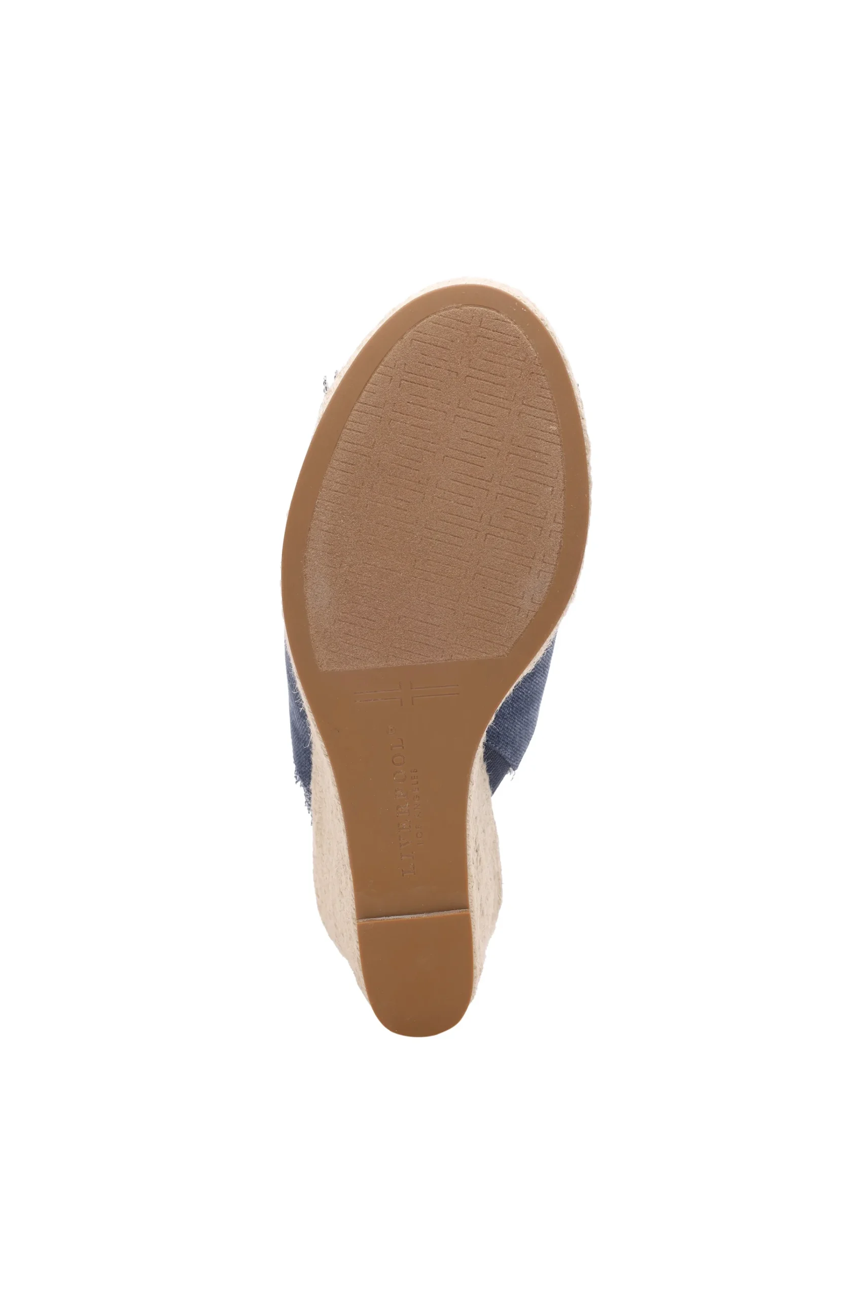 Liverpool Los Angeles Wedges & Espadrilles-HOLLYWOOD FRAY EDGE ESPADRILLE Indigo