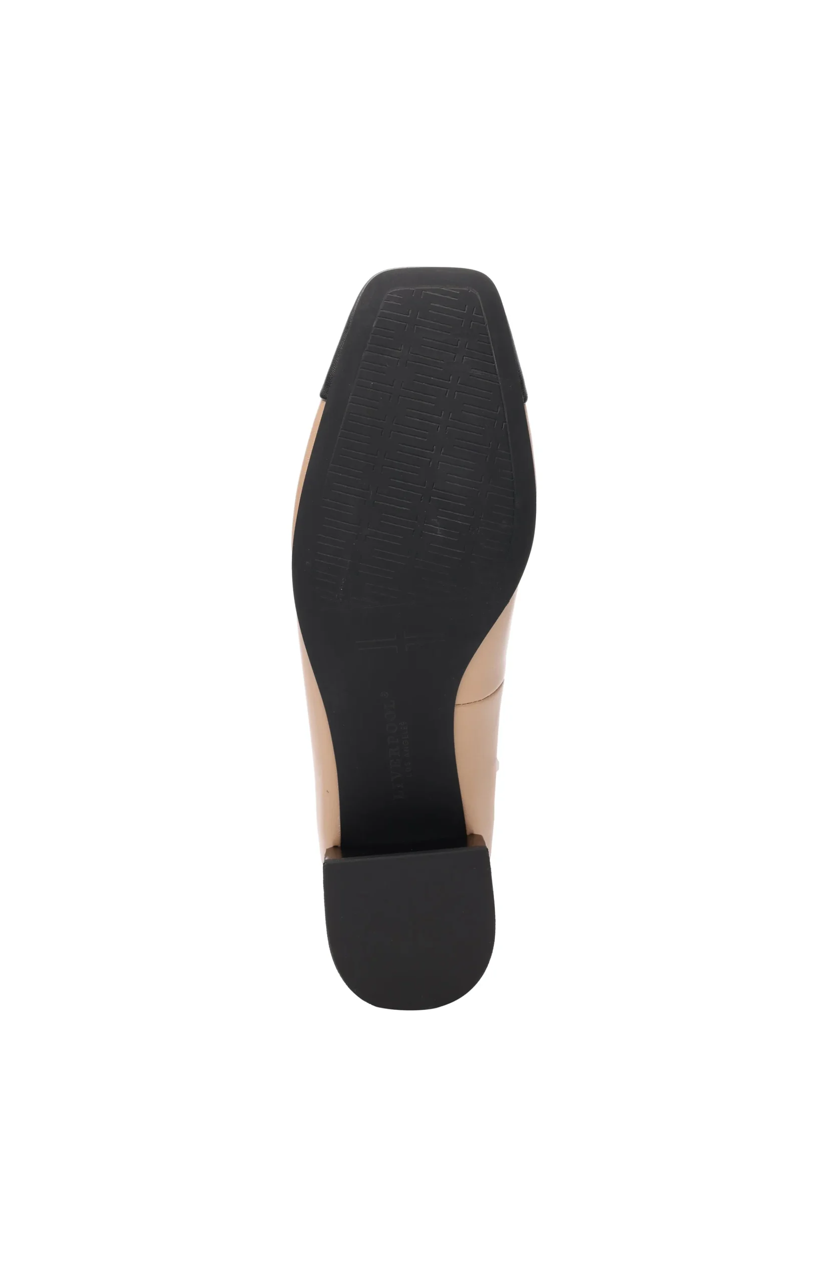 Liverpool Los Angeles Flats-IRVINE ROUNDED TOE SLIP ON WITH BLOCK HEEL Nudeblack