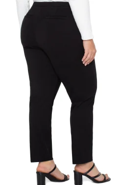 Liverpool Los Angeles Pants-KAYLA PULL-ON TROUSER Black
