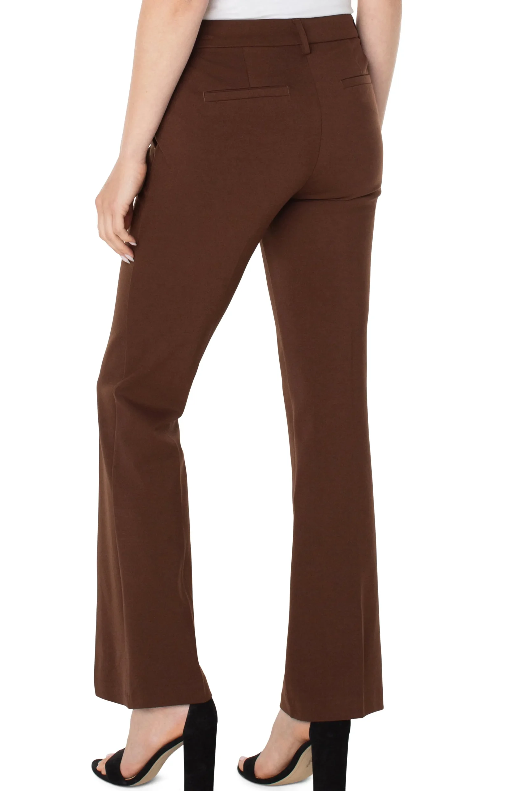 Liverpool Los Angeles Trousers|Pants-KELSEY FLARE TROUSER Brownstone