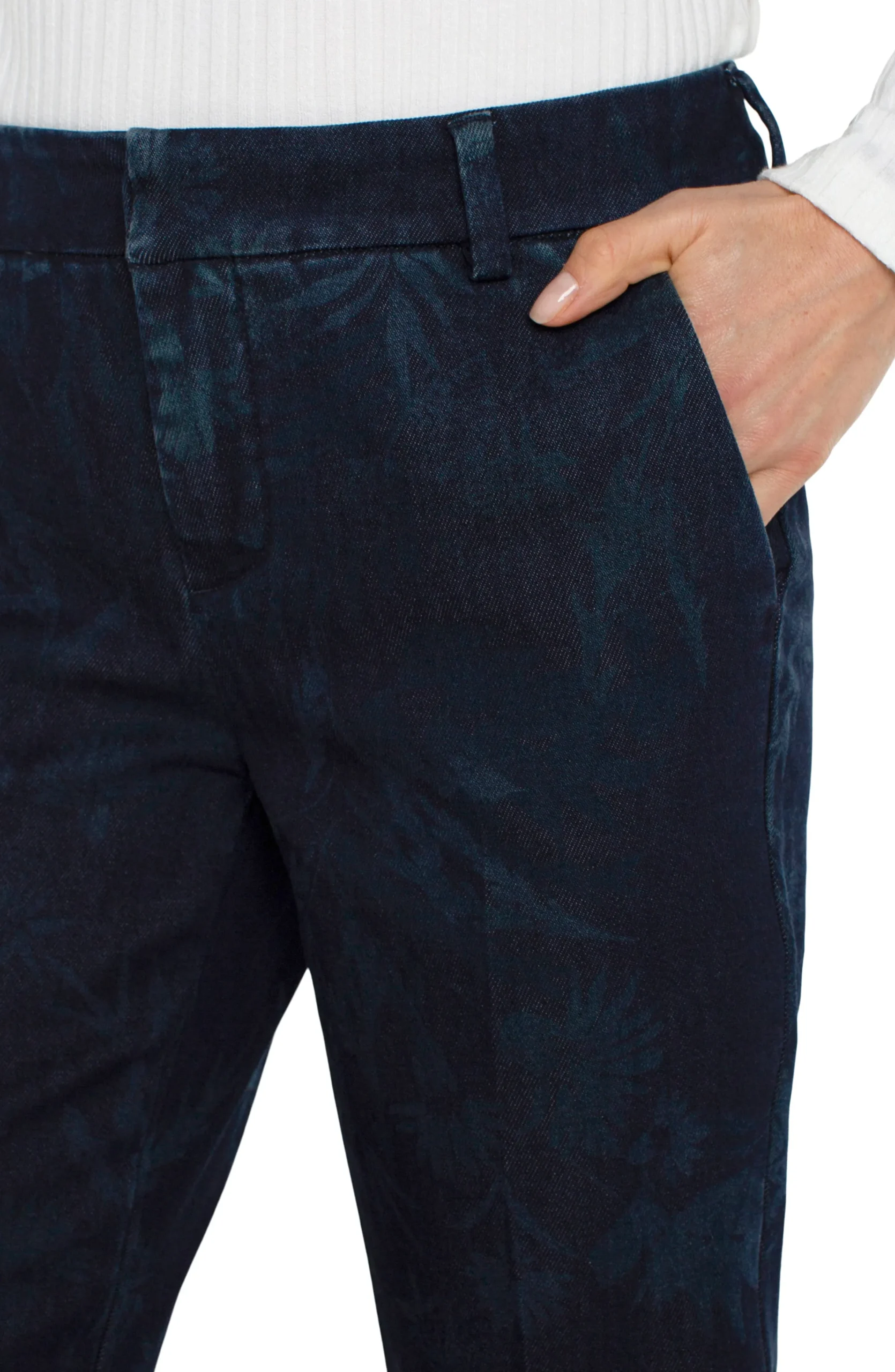 Liverpool Los Angeles Trousers-KELSEY FLARE TROUSER Shadowfloral
