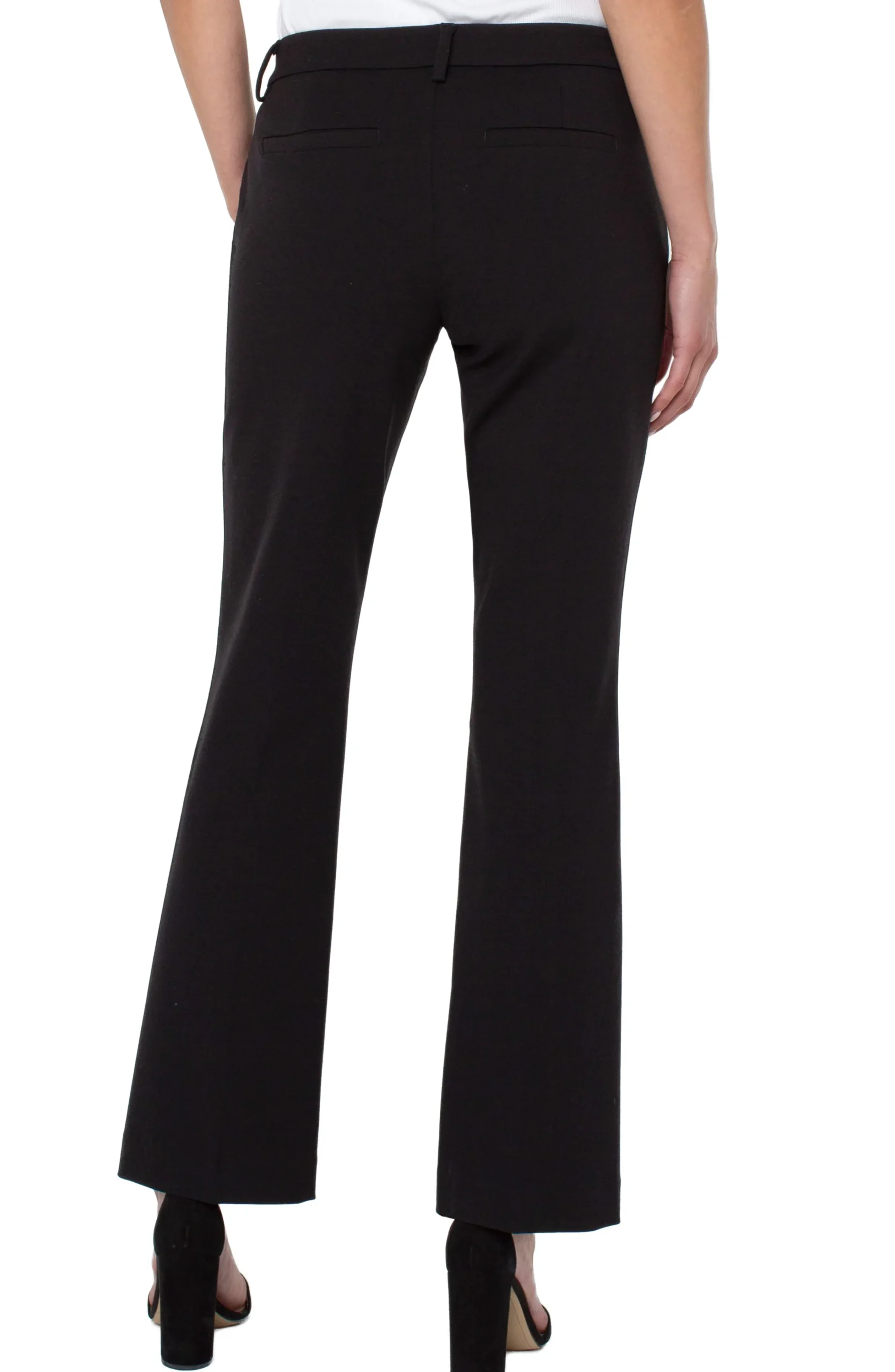 Liverpool Los Angeles Tall-KELSEY FLARE TROUSER - TALL Black