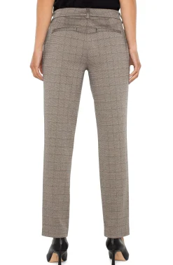 Liverpool Los Angeles Pants|Trousers-KELSEY KNIT TROUSER Peppercornplaid