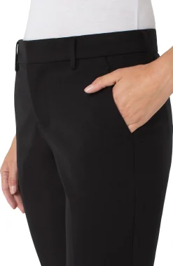Liverpool Los Angeles Trousers|Pants-KELSEY KNIT TROUSER SUPER STRETCH Black