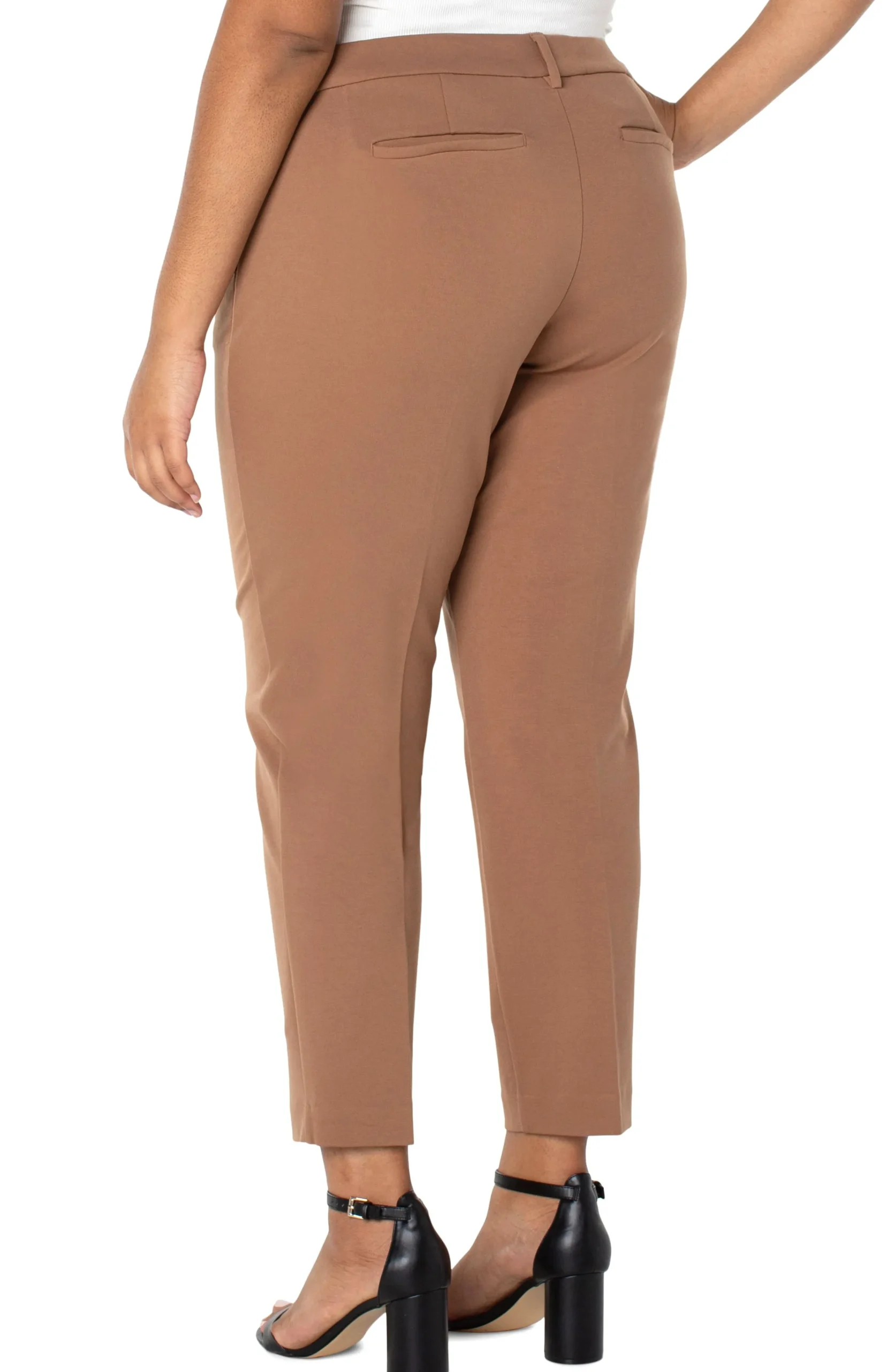 Liverpool Los Angeles Pants-KELSEY TROUSER SUPER STRETCH Maple