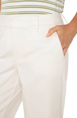 Liverpool Los Angeles Pants|Trousers-KELSEY WIDE LEG TROUSER Bone
