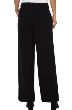 Liverpool Los Angeles Trousers|Wide-Leg-KELSEY WIDE LEG TROUSER Black