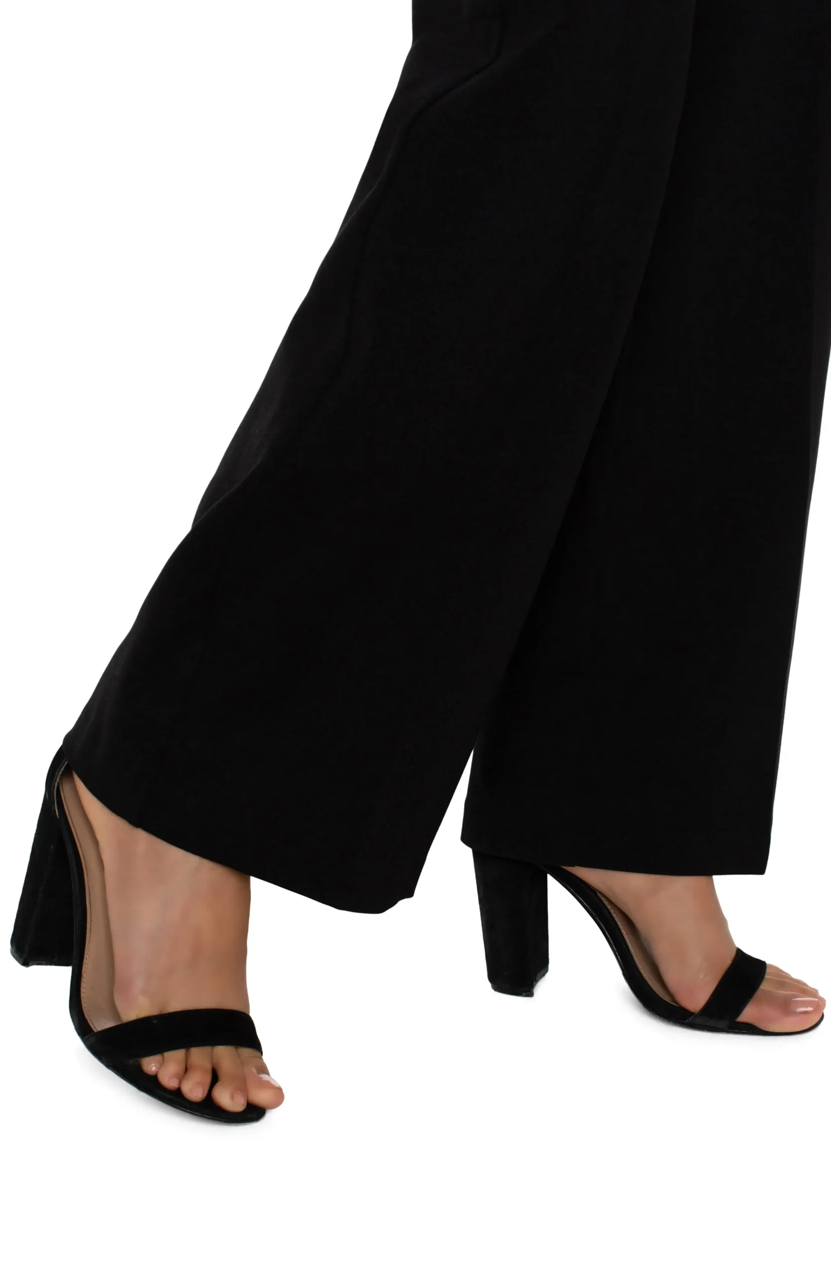 Liverpool Los Angeles Trousers|Wide-Leg-KELSEY WIDE LEG TROUSER Black