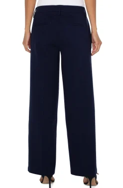 Liverpool Los Angeles Trousers|Wide-Leg-KELSEY WIDE LEG TROUSER Cadetblue