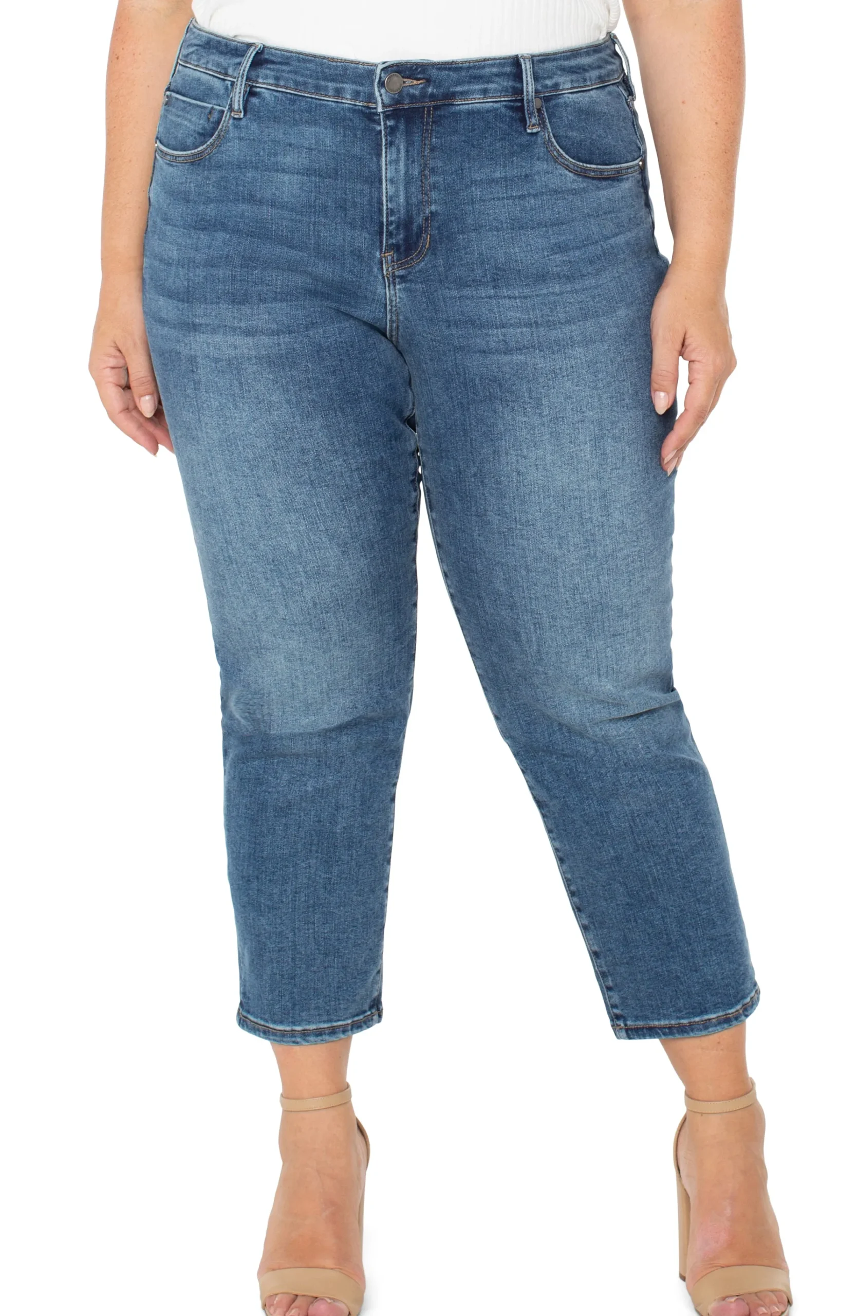 Liverpool Los Angeles Jeans-KENNEDY CROP STRAIGHT Mcallaster