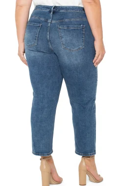 Liverpool Los Angeles Jeans-KENNEDY CROP STRAIGHT Mcallaster