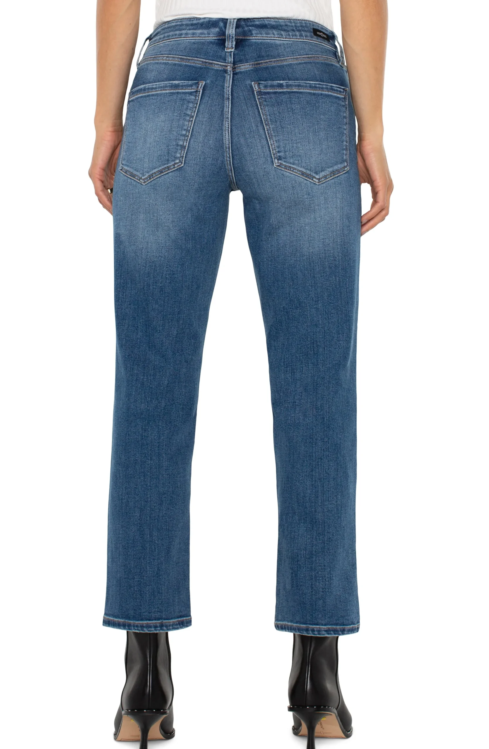Liverpool Los Angeles Jeans|Straight-KENNEDY CROP STRAIGHT - ECO Mcallaster