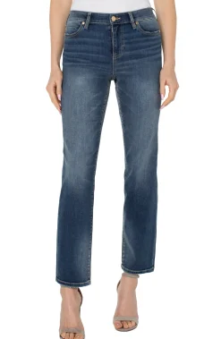 Liverpool Los Angeles Jeans|Straight-KENNEDY STRAIGHT Oasis