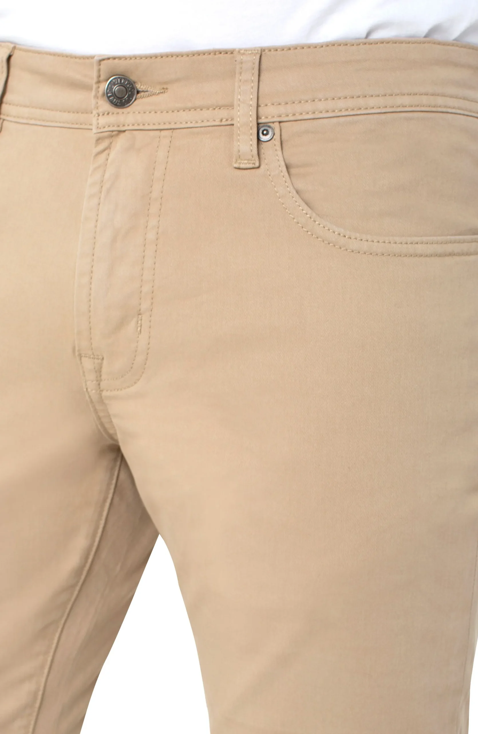 Liverpool Los Angeles Colored Twills|Color Denim-KINGSTON MODERN STRAIGHT PEACHED COLORED TWILL Khaki