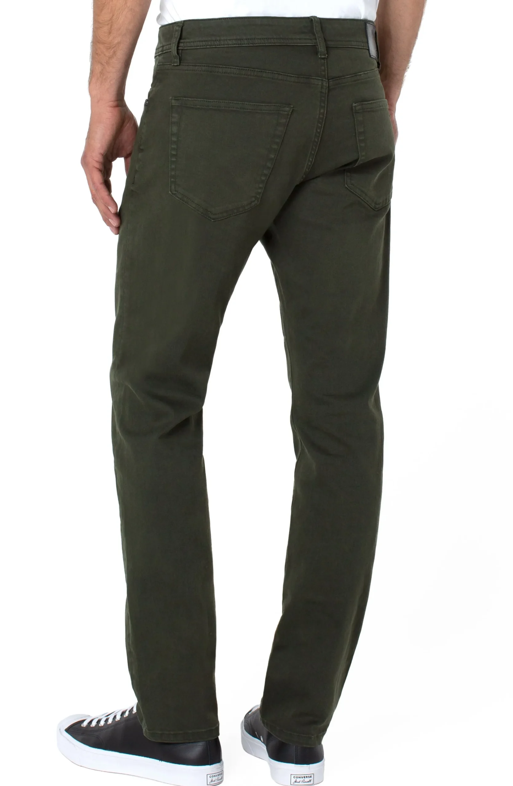 Liverpool Los Angeles Color Denim|Modern Straight-KINGSTON MODERN STRAIGHT COLORED DENIM Pinegrove