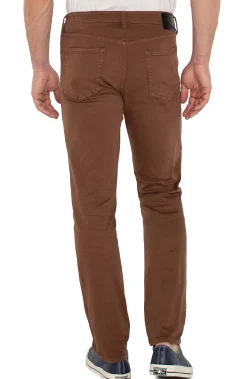 Liverpool Los Angeles Color Denim|Modern Straight-KINGSTON MODERN STRAIGHT COLORED DENIM Nutmeg