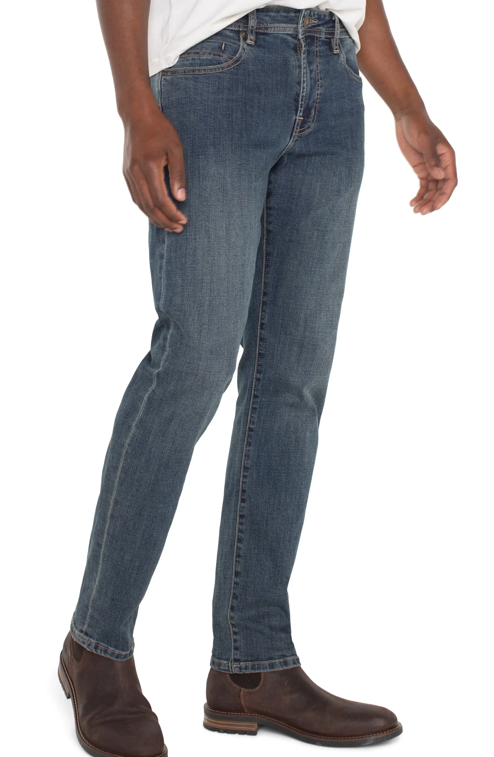 Liverpool Los Angeles Jeans|Modern Straight-KINGSTON MODERN STRAIGHT CROSSHATCH COOLMAX Wrightwood