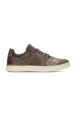 Liverpool Los Angeles Sneakers-LAUNCH TEXTURED LEATHER SNEAKER Grey