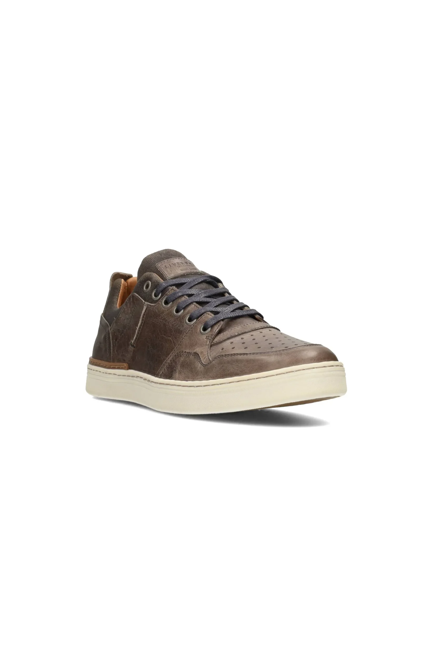 Liverpool Los Angeles Sneakers-LAUNCH TEXTURED LEATHER SNEAKER Grey