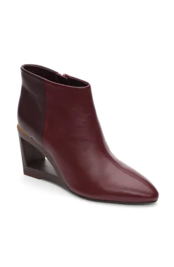 Liverpool Los Angeles Boots|Wedges & Espadrilles-LAX BOOTIE WITH CHOP OUT WEDGE Bordeaux