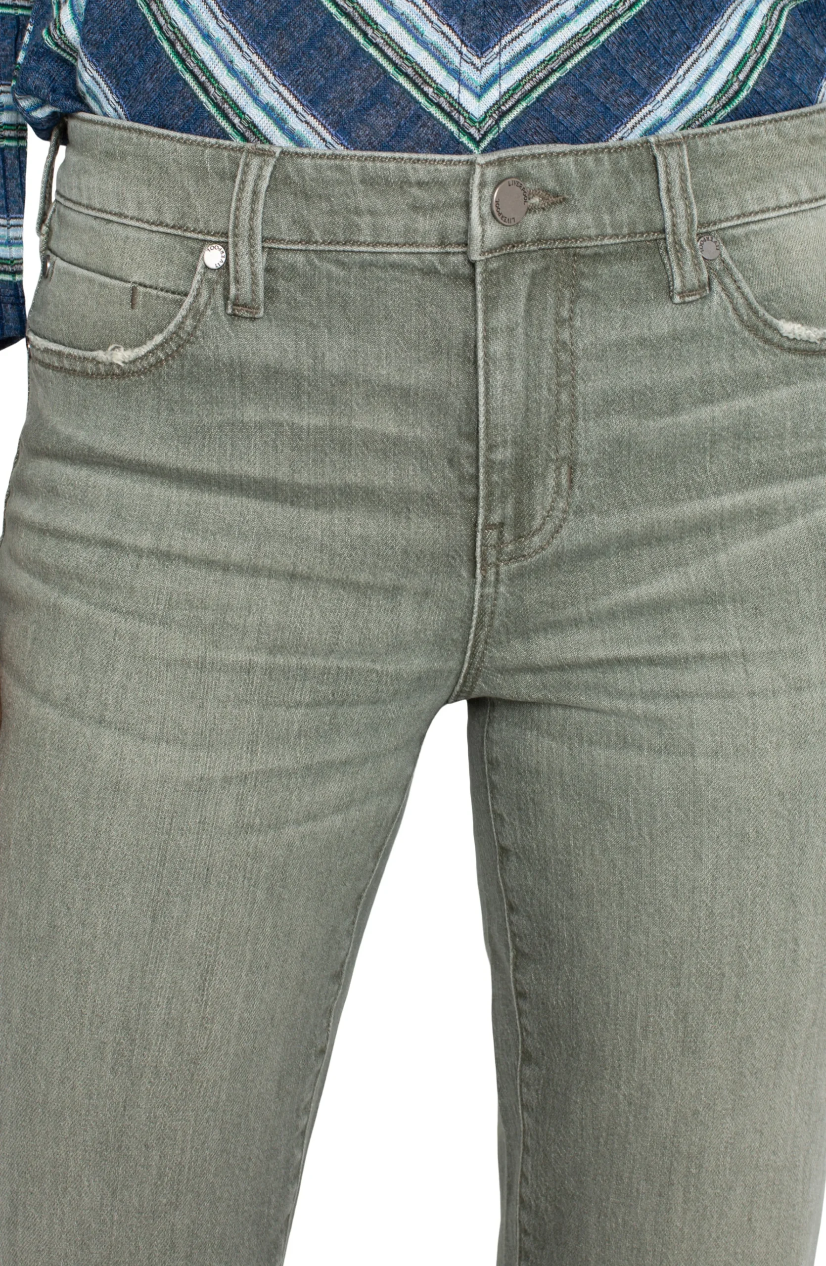 Liverpool Los Angeles Jeans|Slim-LIV NON-SKINNY SKINNY ECO Vintagegreen