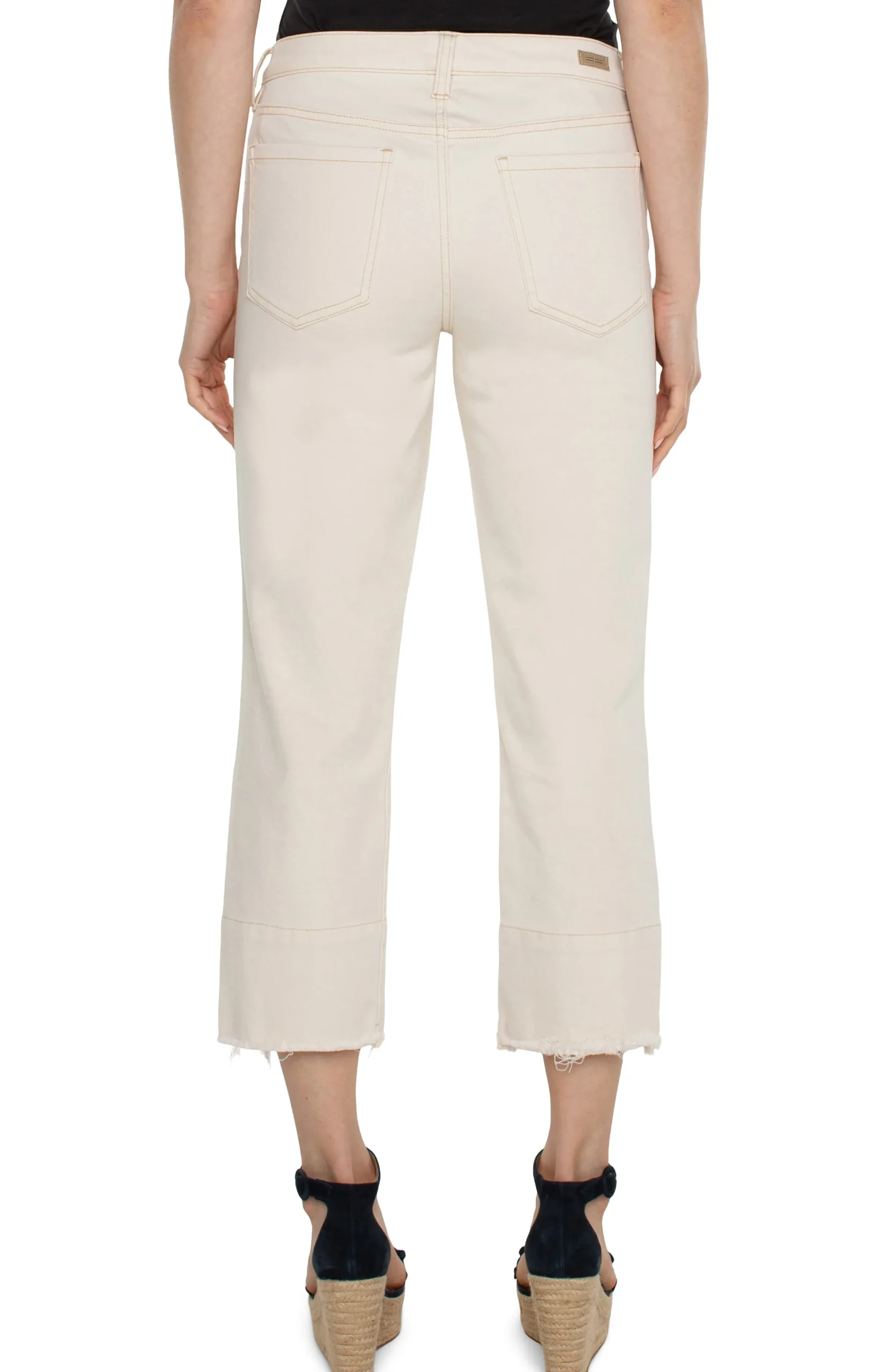 Liverpool Los Angeles Jeans|Slim-LIV NON-SKINNY SKINNY WITH DOUBLE FRAY HEM - ECO Seasidedunes