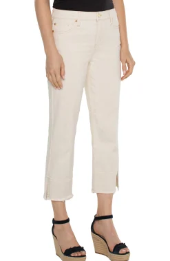 Liverpool Los Angeles Jeans|Slim-LIV NON-SKINNY SKINNY WITH DOUBLE FRAY HEM - ECO Seasidedunes