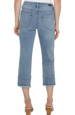 Liverpool Los Angeles Jeans|Slim-LIV NON-SKINNY SKINNY WITH DOUBLE FRAY HEM - ECO Wolfbrook