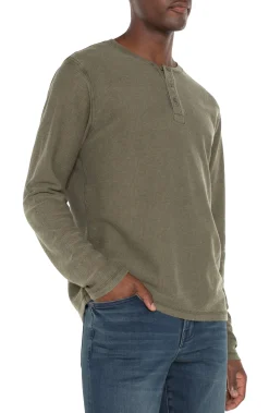 Liverpool Los Angeles Shirts-LONG SLEEVE HENLEY Seaturtle