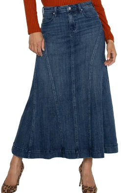 Liverpool Los Angeles Skirts|Skirts-MERMAID MAXI SKIRT Woodward