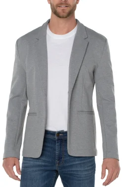 Liverpool Los Angeles Jackets & Blazers-MODERN BLAZER Heathergrey