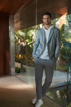 Liverpool Los Angeles Jackets & Blazers-MODERN BLAZER Heathergrey