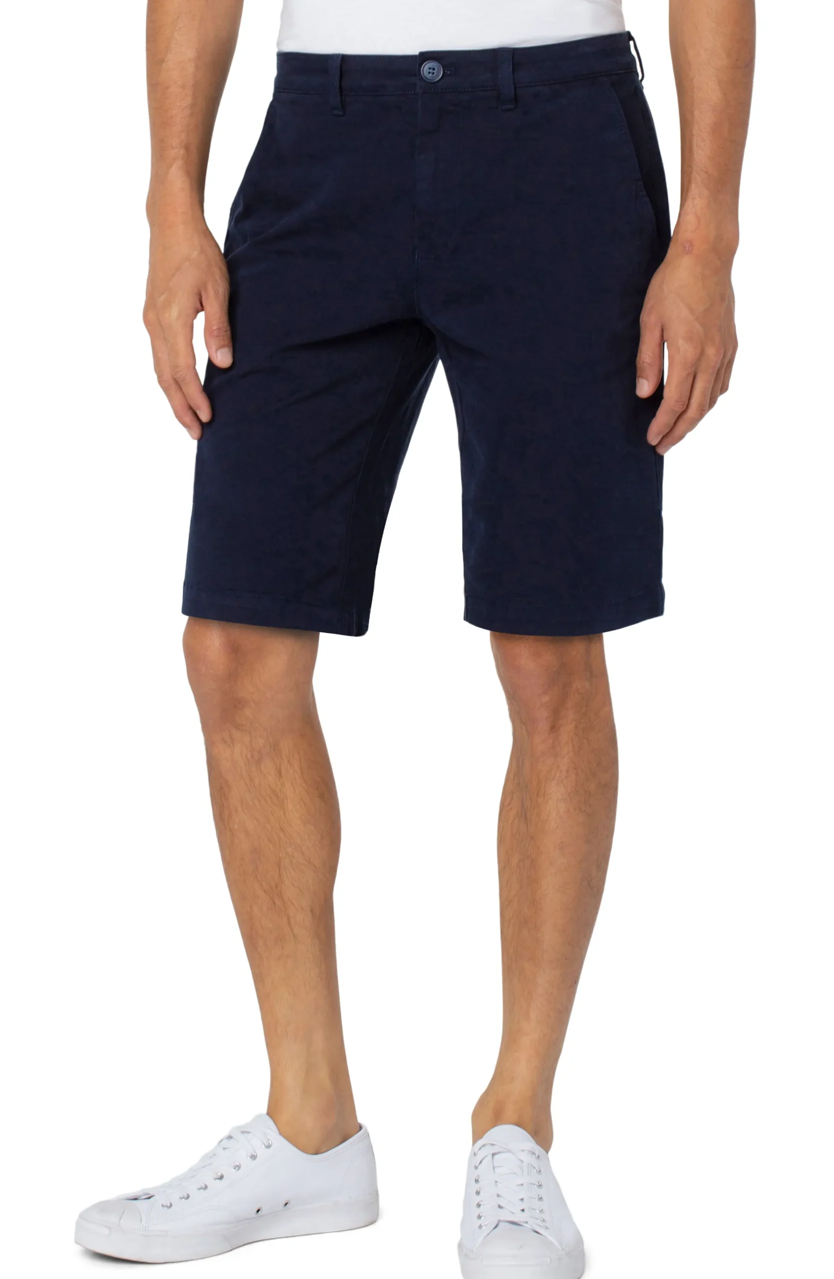 Liverpool Los Angeles Shorts-MODERN FIT TWILL SHORT Ink