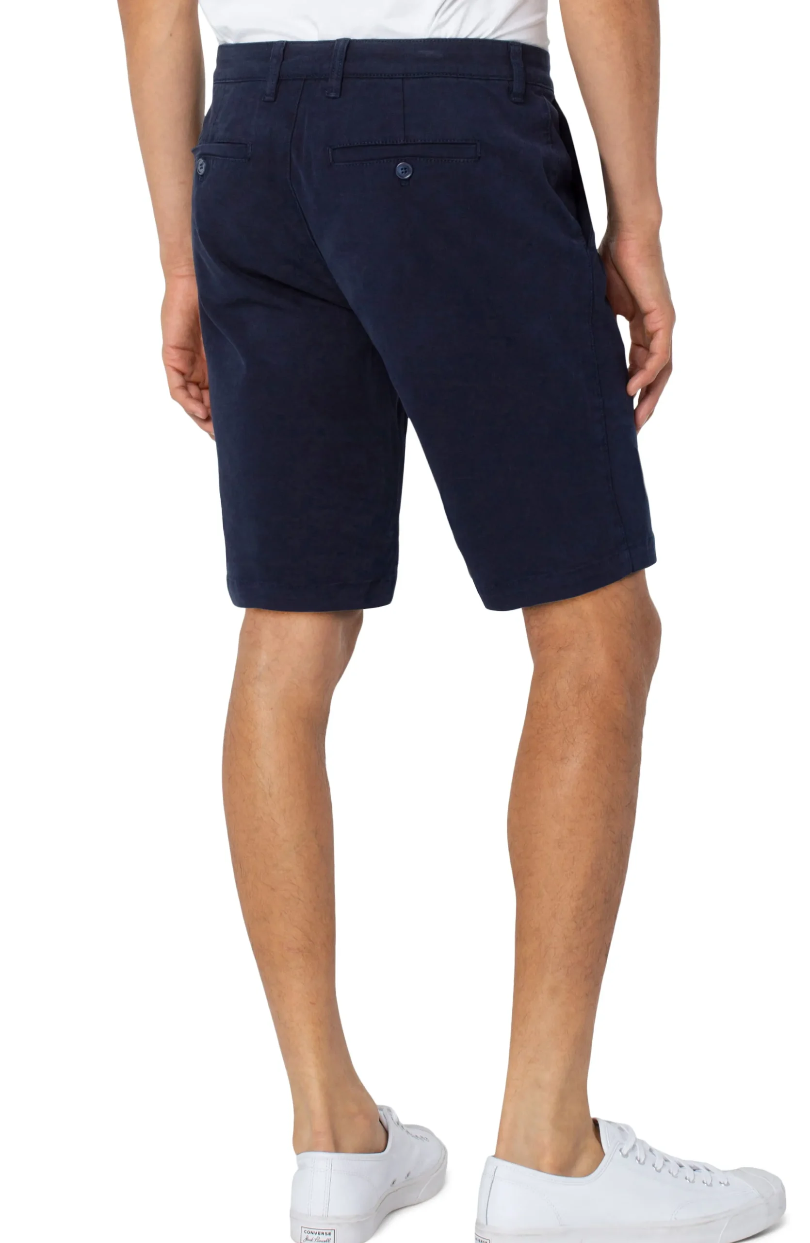 Liverpool Los Angeles Shorts-MODERN FIT TWILL SHORT Ink