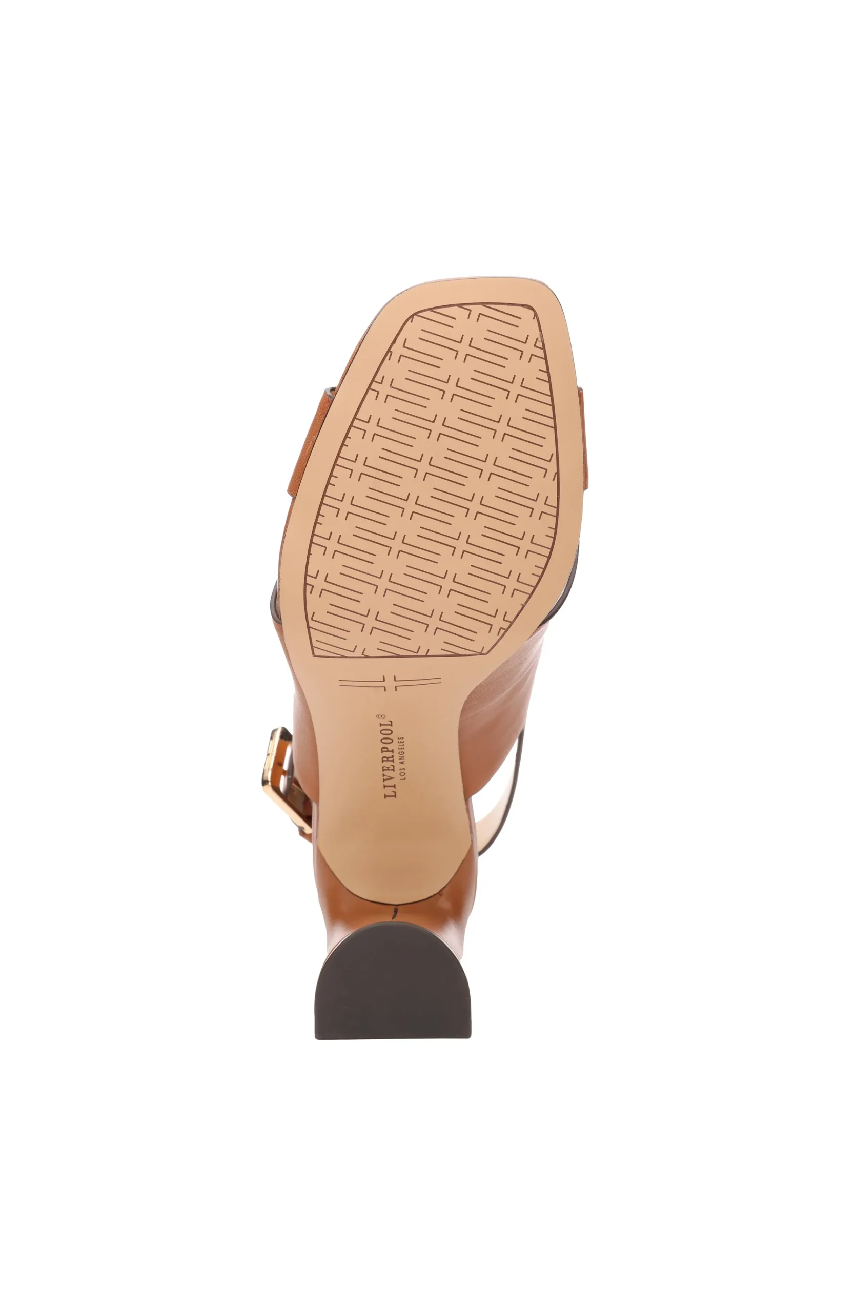 Liverpool Los Angeles Heels-PARAMOUNT CROSS STRAP HEEL Luggage