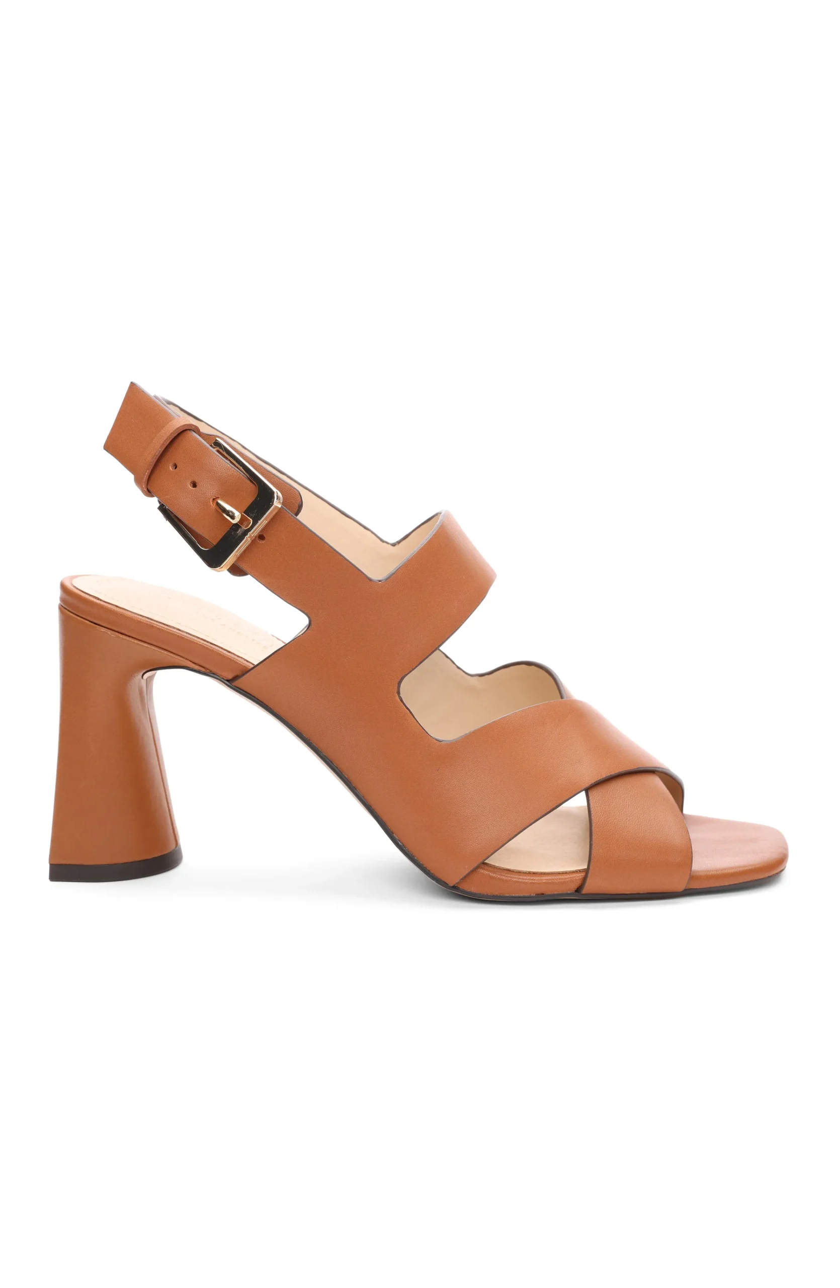 Liverpool Los Angeles Heels-PARAMOUNT CROSS STRAP HEEL Luggage