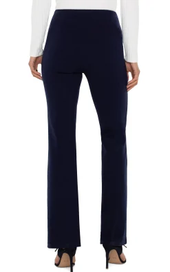 Liverpool Los Angeles Knit Pull-On|Pants-PEARL FULL LENGTH FLARE Cadetblue