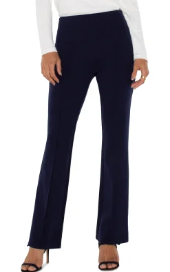 Liverpool Los Angeles Knit Pull-On|Pants-PEARL FULL LENGTH FLARE Cadetblue