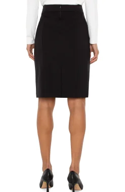 Liverpool Los Angeles Skirts|Skirts-PENCIL SKIRT Black