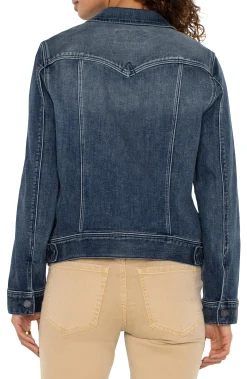 Liverpool Los Angeles Jackets-PETITE CLASSIC JEAN JACKET Ponderay