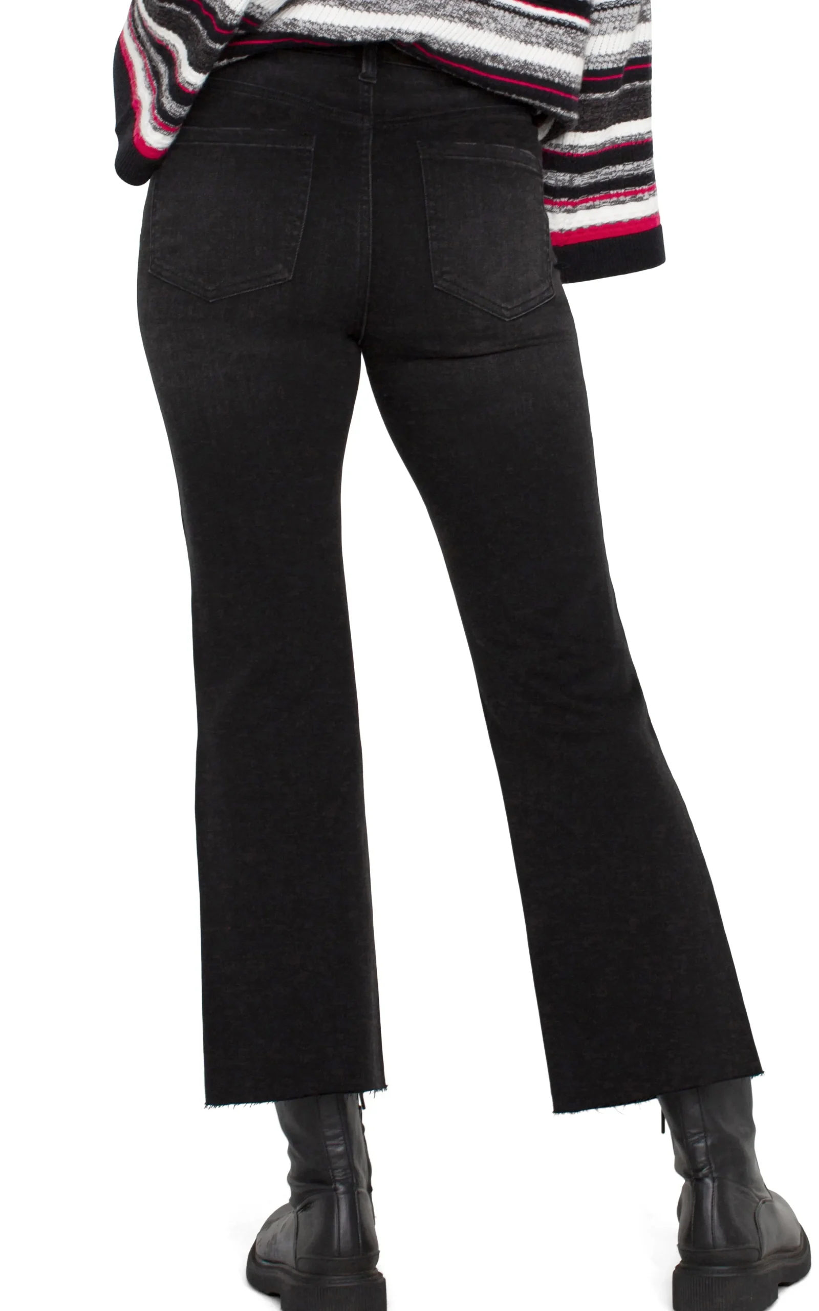 Liverpool Los Angeles Jeans-PETITE GIA GLIDER® CROP FLARE TWISTED SEAM Lostcreek