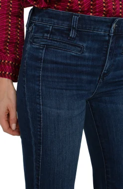 Liverpool Los Angeles Jeans|Jeans-PETITE HANNAH ECO FLARE WITH WELT POCKETS Mountdora